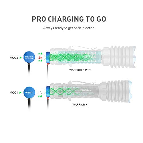 Olight Warrior X Pro 2100 Lumens Usb Magnetic Rechargeable Tactical Flashlight With 500 Meter Beam Distance For Hunting, Searching, Camping #TOP3