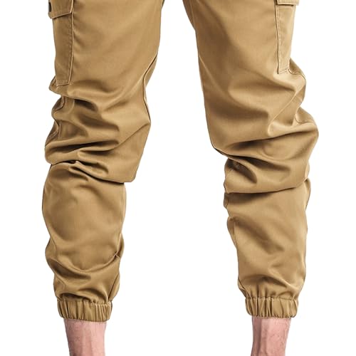 Pantalon cargo décontracté homme et jogging tactique multipoche