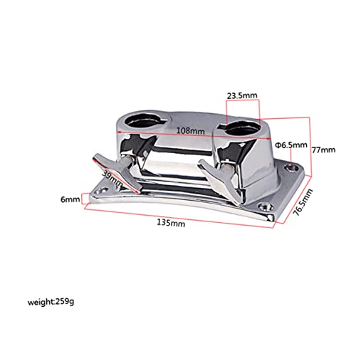 Kisangel hardware para tom y bombo clamp ligero miniatura 3