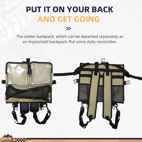Image of Molle Panel Organizer For Multi-Size Molle, 4-In-1, Modular Molle Backpack, Molle Panel Accessories Sling Bag Shoulder Sling Pack Molle