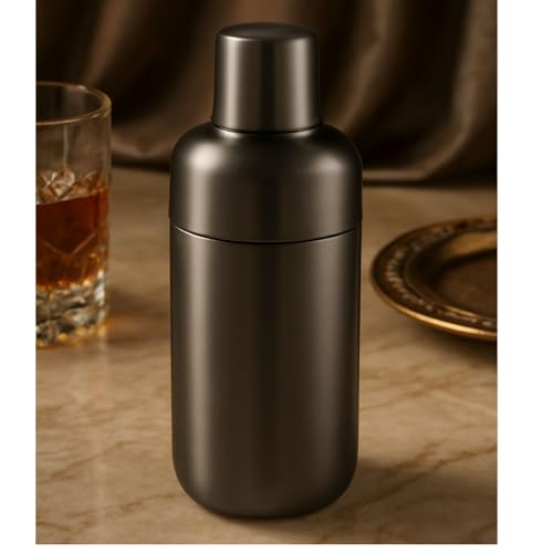 Image of The Empty Space Bar Cocktail Shaker, 18 oz /530 ML Martini Shaker Mixer with Built-in Strainer for Bartending, Stainless Steel Bartender Favourite for Mixed Drinks or Espresso Shaker