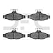 Dynamic Friction Company 5000 Euro Ceramic Brake Pads 1600-0413-00-Rear Set For 1985-1997 Chevrolet Camaro, 1988-1996 Chevrolet Corvette, 1988-1997 Pontiac Firebird
