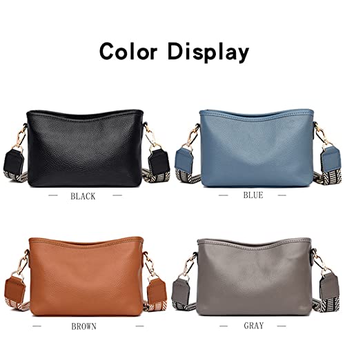Women Shoulder Bag with Wide Strap Crossbody Purse3