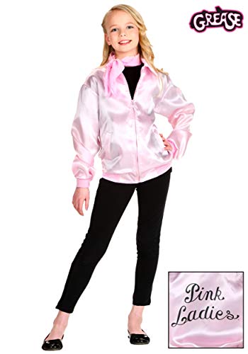 Chaqueta Pink Ladies para niña disfraz Grease miniatura 3
