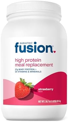 Bariatric Fusion Meal Replacement Protein 2lb Tub Strawberry Shortcake for Gastric Bypass & Sleeve Gastrectomy