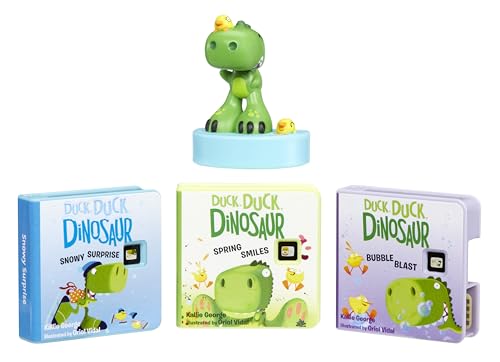 Image of Little Tikes Story Dream Machine Duck, Duck, Dinosaur Story Collection, Storytime, Books, HarperCollins, Audio Play Character, Gift and Toy for Toddlers and Kids Girls Boys Ages 3+ Years