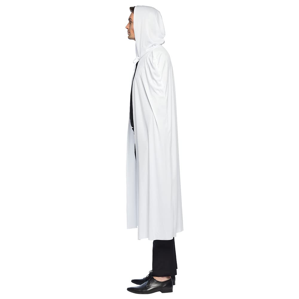 Boland 10106485 Cape Domino Dusk Hood 180 cm Blanc Adulte