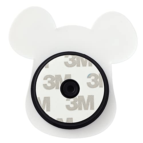 Image of Cute Anime Mobile Holder Grip Stand for Phones Selfie Holder for Smartphones, Designed for Kids and Teens. [ Silicone ]-(Model - White Bear)