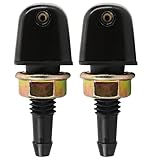 2Pcs Rear Wiper Windshield Washer Sprayer Jet Nozzle Adjustment Tool Compatible for Honda CRV 2002 2003 2004 2005 2006 2007 2008 2009 2010 2011 Auto Parts Black