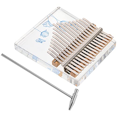 BIENKA 1 Set Débutant Kalimba avec Tune Hammer Belle Fleur Design Kalimba Mini Doigt Kalimba Jouet for Enfants Piano - Les Beatles, Paul McCartney, John Lennon, RIngo Starr, George Harrison BIENKA 1 Set Débutant Kalimba avec Tune Hammer Belle Fleur Design Kalimba Mini Doigt Kalimba Jouet for Enfants Piano