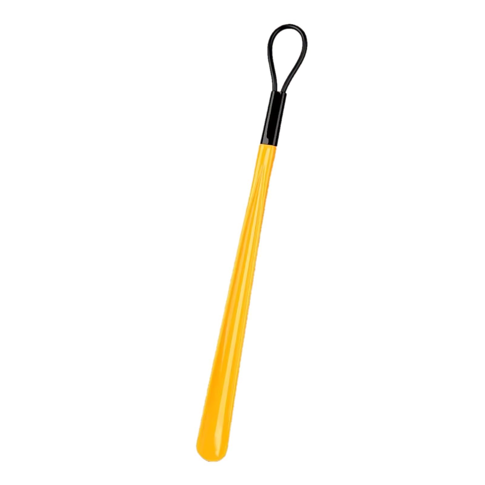 Calzador largo para el hogar extractor de zapatos de mango largo de madera 4