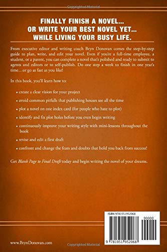 BLANK PAGE TO FINAL DRAFT: How to Plot, Write, and Edit a Novel, Step By Step
