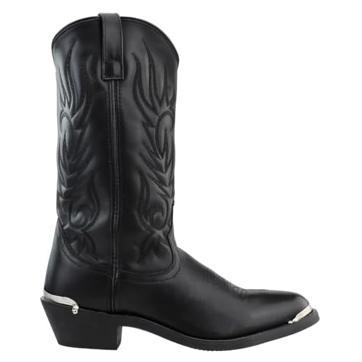 Laredo Mens Mccomb Round Toe Casual Boots Mid Calf - Black - Size 9.5 D