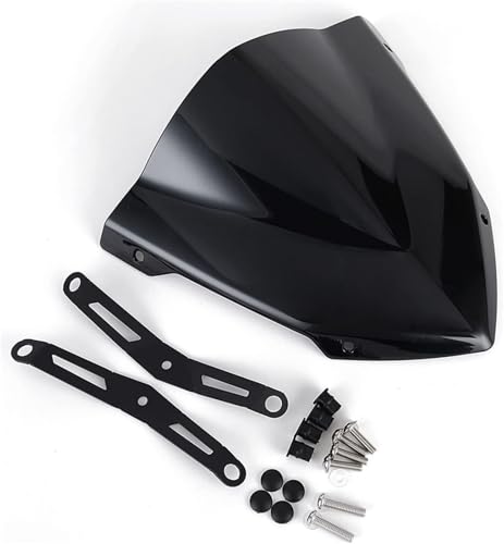 Pare-brise moto pour Yamaha MT-03 MT25 2020-2021 saute-vent noir
