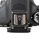 JJC JSC-8 Standard ISO Blitzadapter mit PC-Synchrobuchse, 3,5mm Klinkenbuchse und Blitzschuh