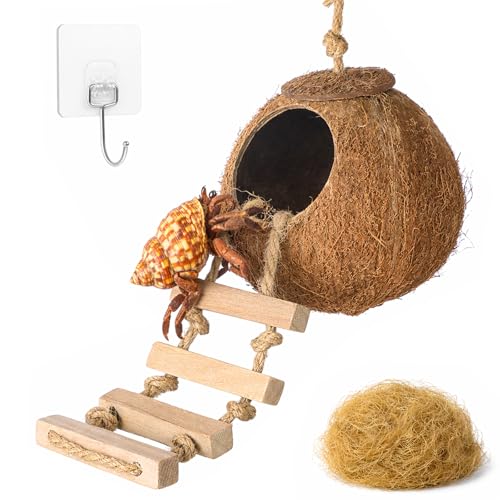 HERCOCCI Gecko Tank Accessories, Hermit Crab Toys...
