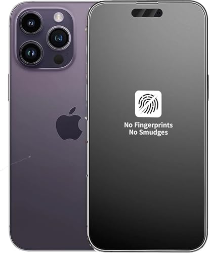 Image of Matte Tempered Glass Screen Protector Compatible for iPhone 15 Pro with Edge to Edge Coverage - Case Friendly, Anti-scratch [Matte] [Pack of 1]