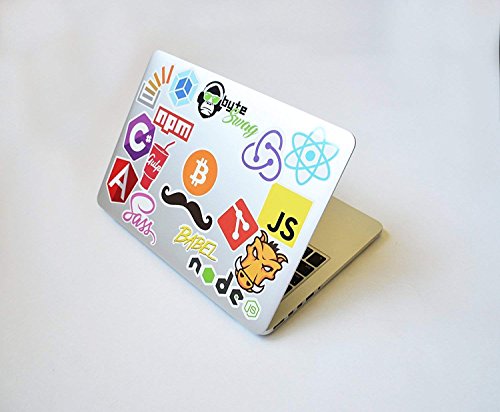 Sanmatic 72 stuks laptopstickers voor ontwikkelaars programmeertaal stickers IT-logo, C ++, Python, Linux, Swift, voor… - Image 7