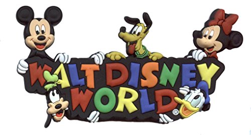 Disney Soft Tough Magnet - Walt Disney World Logo - Fab 5