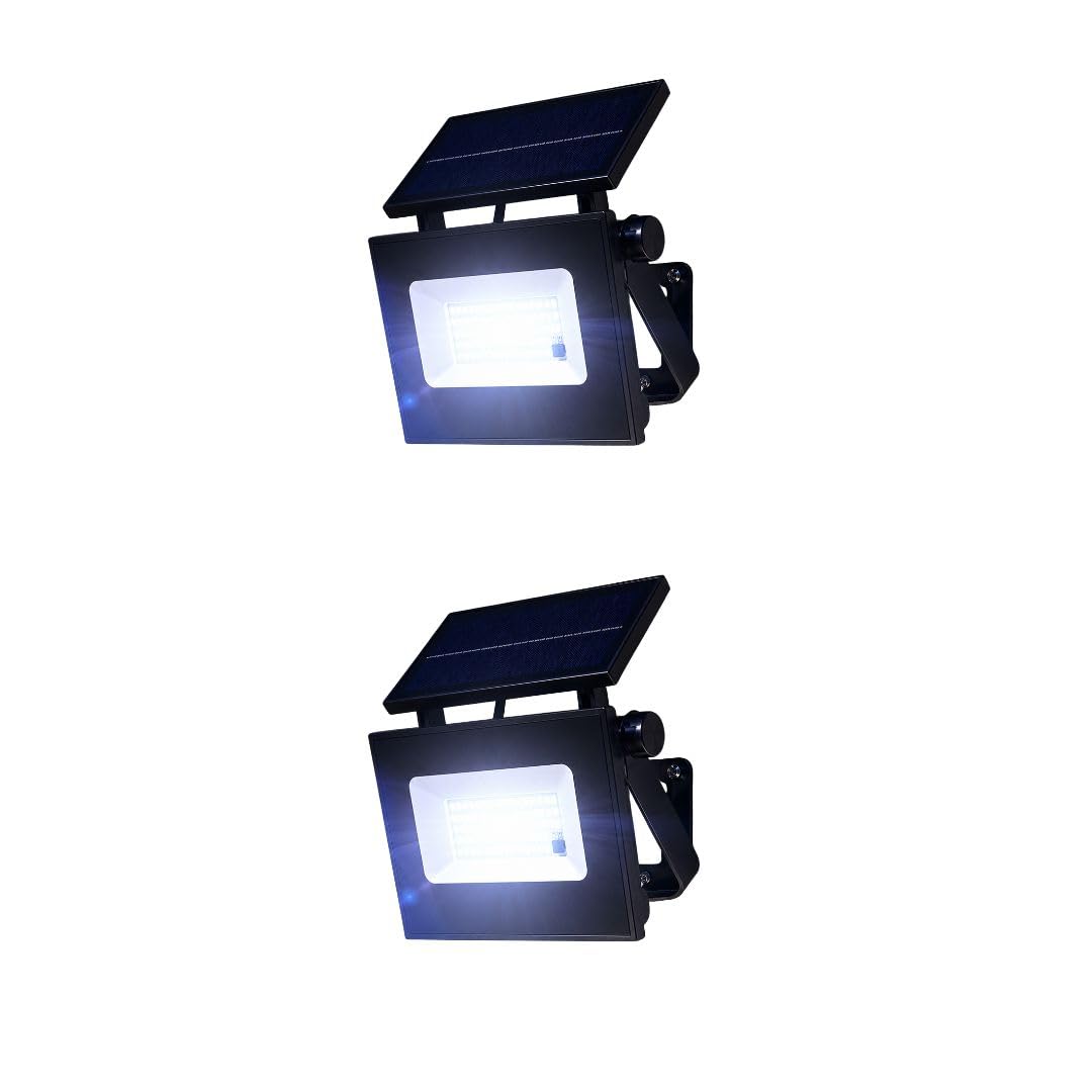 SmartSense Solar Flood Light with Remote Control, Auto Dusk to Dawn Sensor, 3 Lighting Modes, IP65 Waterproof Outdoor Solar Security Light for Garden, Gate, Driveway & Patio - Pack of 2-image-17