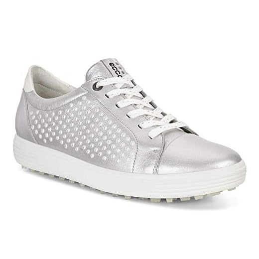 Zapatos de golf híbridos de ECCO, para mujer, mujer, 122133, Alusilver, 40EUR/ 6.5-7UK / 9-9.5US
