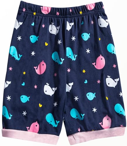 Qtake Fashion Girls Pajamas Summer Short Children Clothes Set Cotton Little Kids Pjs Sleepwear Size 12M-12Years3