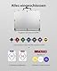 HEITOK Pokerchips mit Nennwerten. 500 Stück 11,5 g schwere nummerierte Casino Chips Set. 5 Würfel, 2 Kartenspiele mit kompaktem Aluminiumkoffer für Texas Hold’em und Blackjack