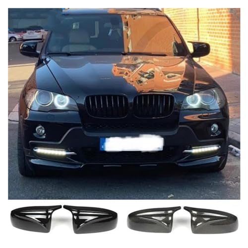 Rétroviseur Latéral Modifié BMW X5 E70 X6 E71 Capuchons Noir Brillant