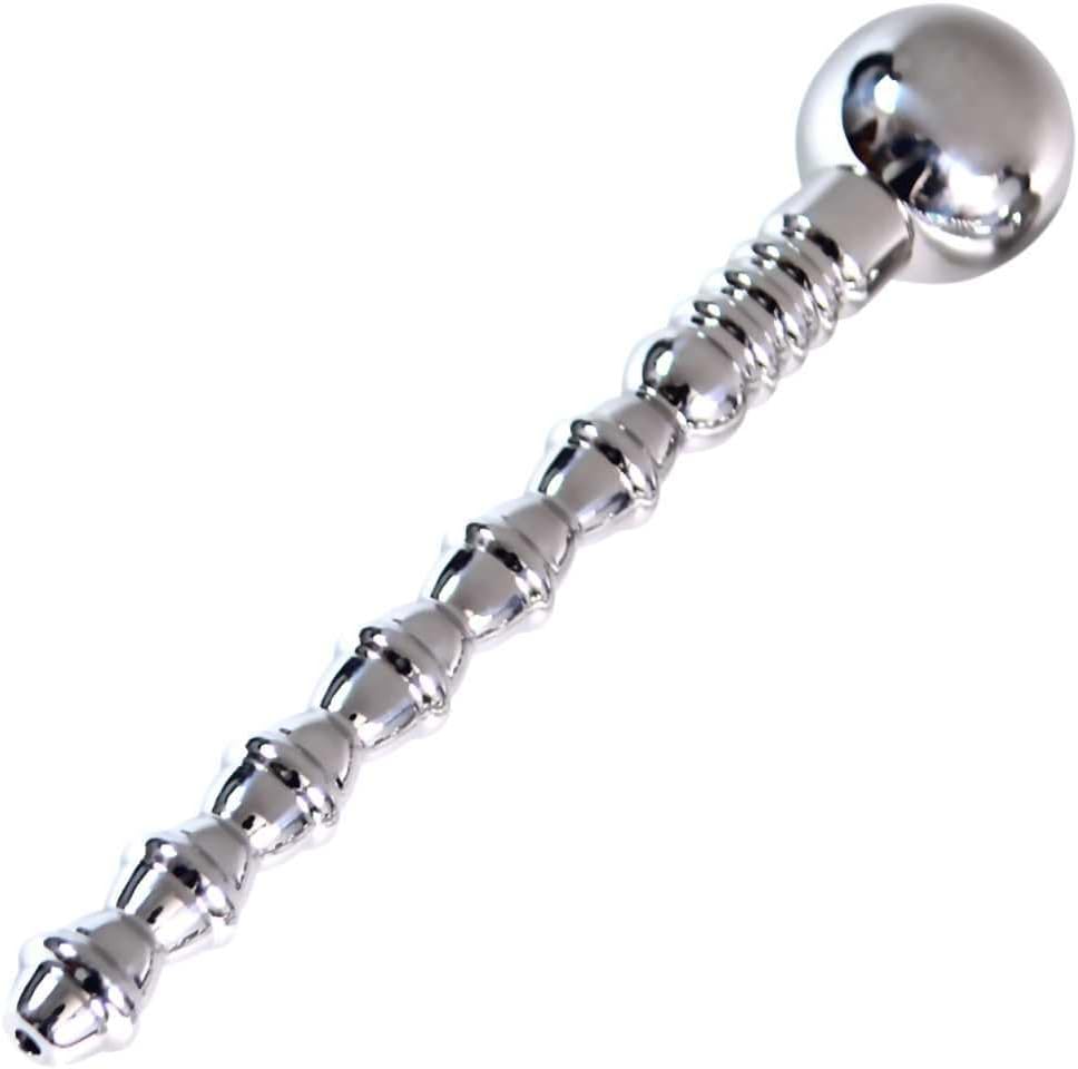 Short Heavyweight Diamond Sound - 5.25 Inches Long Male Urethral Plug (9mm with 15mm Ball)
