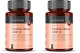 Nattokinase 4.000 FU per Capsula – 120 Capsule Vegane – Alta Potenza, Rilascio Ritardato – Non OGM, Derivata dalla Soia, Senza Additivi – Scorta per 4 Mesi (Confezione da 2)