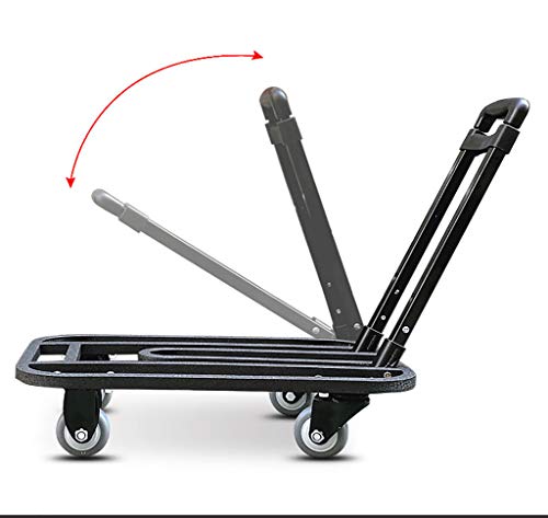 Carretilla multiusos plegable capacidad 225Kg 4 ruedas miniatura 7
