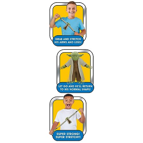 SUNNY, Star Wars, Stretch, Boneco Elástico do Yoda, 12 cm