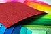 Bastex 50 Pieces Colored Craft Felt Fabric Sheets. 6 x 6 Inches with 1mm Thickness. Many Assorted Colors Pack for DIY Crafts. Stiff Sewing Material Squares for Patchwork.