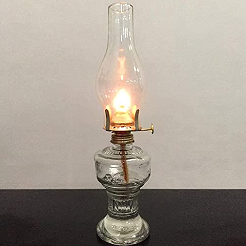 Gcmj Oil Lamps For Indoor Use Lantern Kitchen Table Knob Dimmer 21St Century Household Decor Ultra Pure Liquid Paraffin Oil Lantern (Color : Blue) #TOP6