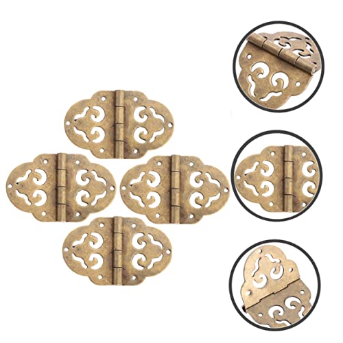 DOITOOL 12 Peças Dobradiça De Caixa De Presente Artesanato Em Miniatura Dobradiças Pequenas Antigas