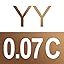 0.07 C-YY- Dark Brown 0.07 C-YY- Dark Brown