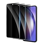 Privacy Screen Protector for Samsung Galaxy A54 5G, Shatterproof Tempered Glass Accessories, Anti Spy Tempered Glass Film, Case Friendly Ultra Resistant 9H Hardness Anti-Glare HD Black -3 Pack