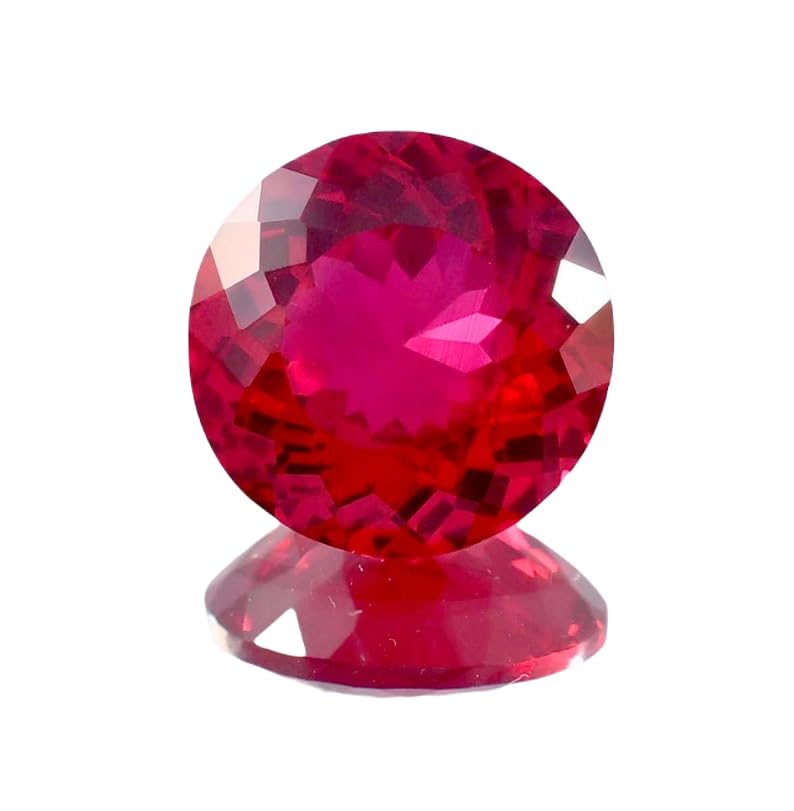 Rubis naturel 12mm, la pierre précieuse romantique pour déclarer votre amour
