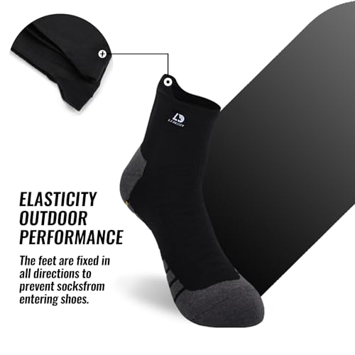 Waterproof Socks,3 Layer Hiking Windproof Breathable,Ankel Socks,Unisex2