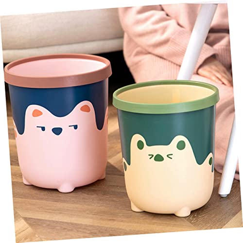 Caneca de basura rectangular de plástico 1 pieza miniatura 4