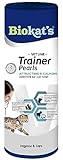 Biokat's Trainer Pearls - Additif à saupoudrer avec messager olfactif pour habituer le chat au bac à litière 1 boîte (1 x 700 g)