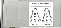Vista 2 de Pegatinas de examen dental veterinario canino, Doctor Stuff Veterinarian Stickers, 2-1/2" x 2-1/2", Blanco, 390/Roll, Tabbies Veterinary V-AN432