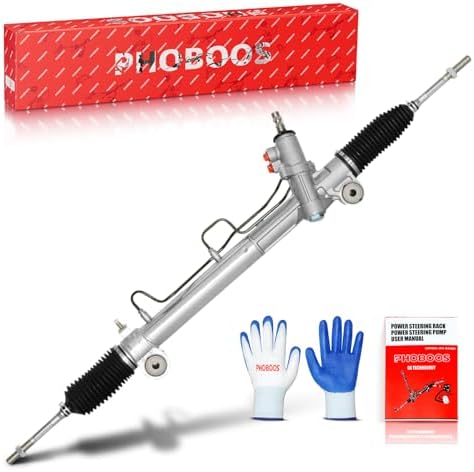 PHOBOOS Hydraulic Power Steering Rack and Pinion Assembly Compati...