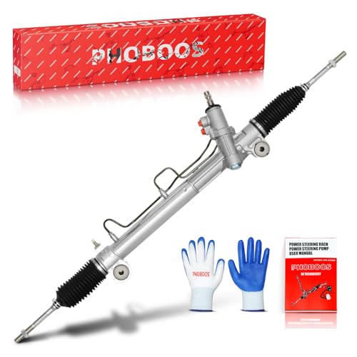 PHOBOOS Hydraulic Power Steering Rack and Pinion Assembly Compatible with Toyota Camry 2002-2006 & Solara 2004-2008, Lexus ES300 2002-2003 & ES330 2004-2006, 2.4L/3.0L/3.3L, Ref. 26-2606
