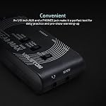 Valeton Rushead Max Bass USB Chargable Portable Pocket Bass Headphone Amp Carry-On Bedroom Plug-in Multi-Effects