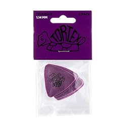Dunlop médiators Tortex Triangle 114 violet (6 pièces) - Les Beatles, Paul McCartney, John Lennon, RIngo Starr, George Harrison Dunlop médiators Tortex Triangle 114 violet (6 pièces) – Image 4
