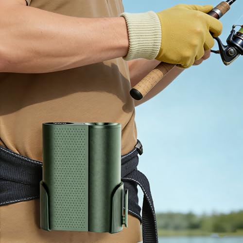 Ventilador de cuello portátil y recargable para camping con refrigeración 5