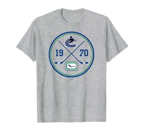 Vancouver Canucks Prize Heather Gray Officially Licensed T-Shirt