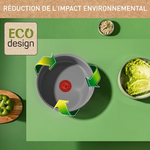 Lot de 3 casseroles Ingenio Eco Resist et poignée amovible - vue 7