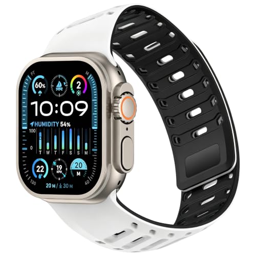 UGYMSIA Apple Watch�Ή� �o���h �΂߃f�U�C�� �V���R�� �X�|�[�c�o���h �ʋC �y�� �����x���g iWatch Series 1/2/3/4/5/6/SE/7/8/9/10/11 Ultra 1/2/3�Ή� 38/40/41/42/44/